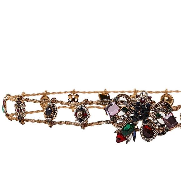 ZARA MULTICOLORED JEWEL BELT
